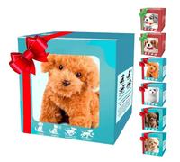 2026 Upgrade Nicoo Robot Puppy, That Acts Like a Real Dog, Battery Powered Realistic Robots Dog, Walking, Barking, Tail Wagging, Smart AI Puppy Robots Realistic Pet Toy for Pet Lover (B)