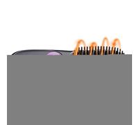 2026 Upgrade Portable Straightening Brush Comb, Heatable Hair Brush Wireless with 3 Temperatures,Ceramic Heated Cordless USB Hair Comb,for On The Go Everyday Women Men
