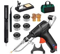 2026 Upgrade Precision Internally Heated Industrial Laser Welding Tools,Automatic Industrial-Grade Welding Tool,Soldering Iron Kit with Welding Wire, Adjustable Handheld Welder (External Heat,A)
