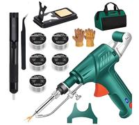 2026 Upgrade Precision Internally Heated Industrial Laser Welding Tools,Automatic Industrial-Grade Welding Tool,Soldering Iron Kit with Welding Wire, Adjustable Handheld Welder (Internal Heat,B)