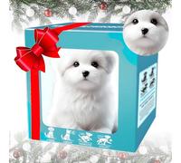 2026 Upgrade Realistic Robot Puppy, Interactive Robotic Pet, That Acts Like a Real Puppy - Walking, Barking, Tail Wagging, Sitting & Running b