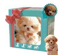 2026 Upgrade Robot Puppy, Realistic AI Robot Dog That Acts Like a Real Dog, Walking, Barking, Tail Wagging, Smart AI Puppy Robots Realistic Pet Toy for Pet Lover (#C)