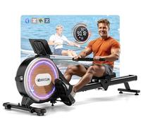 [2026 Upgrade] Rowing Machine for Home Gym, DMASUN Magnetic Rowing Machines with 32 Levels of Quiet Resistance, Rower for Home Use with App Supported, Upgrade to Double Slide Rail, 350LB Capacity