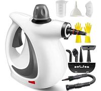 2026 Upgrade Saker Steam Cleaner Handheld, High Pressure Steamer for Home Cleaning, Furniture,Carpet, Car Interior, Kitchen, Tile Multiple Nozzles (1Set+1 Fiber Cloth,1set)