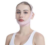 2026 Upgrade V-Line Lifting Mask, Reusable Double Chin Reducer, Anti-Aging Chin Strap for Firm Lifted Skin, Jawline Lifting for Sagging Facial Skin, Comfortable & Adjustable Design (F)