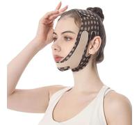 2026 Upgrade V-Line Lifting Mask, Reusable Double Chin Reducer, Anti-Aging Chin Strap for Firm Lifted Skin, Jawline Lifting for Sagging Facial Skin, Comfortable & Adjustable Design (K)