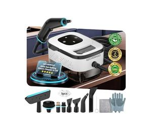 2026 Upgraded 14-IN-1 Steam Cleaners【99.99% Germ Kill, 0% Chem -#1 Deutsche Technologie】【Upgraded: 9s Turbo Steam - 30% Faster (UK Lab Approved)】Handheld Steam Cleaners for Home,Floor,Sofa&Windows