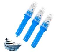 2026 Upgraded 3PCS Marine LED Emergency Flares, Electronic Boat Distress Flare, Upgraded Boat Flares Coast Guard Approved Marine, for Fishing Nets, Buoys and Boats (Blue)