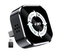 2026 Upgraded 4 in 1 Wireless CarPlay Adapter,Convert Wired CarPlay and Android Auto to Wireless, Plug & Play-Mirroring/AirPlay USB/Usb C Compatible with iOS 18+ & Android,Fast Auto-Connect