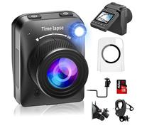 【2026 Upgraded】 4K Time Lapse Camera Outdoor Construction Plant Weather Life, Manual Focus, IP66 Waterproof, 6 Month Battery Life, 32GB TF Card Included