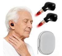 2026 Upgraded 650nm Red Light Device - LED Wellness Device for Ears and Nose, Hands-Free Design, Lightweight & Portable for Home, Work & Travel (Black)