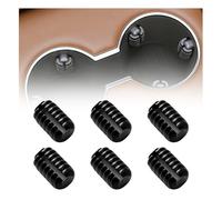 2026 Upgraded 6PCS Car Cup Holder Inserts Non-Slip Silicone Cup Holder Inserts for Car with Flexible Leaves Universal Cupholder Insert for Cars Interior Accessories Black