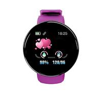 2026 Upgraded 8S Smart Fitness Watch with 4 Inch Screen for Sleep and BT40 Connectivity (Purple, One Size)