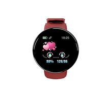 2026 Upgraded 8S Smart Fitness Watch with 4 Inch Screen for Sleep and BT40 Connectivity (Red, One Size)