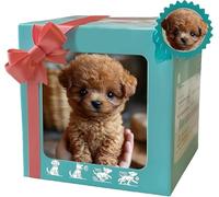 2026 Upgraded Ai Robot Dog, Nicco Robot Puppy, Robots Dogs That Acts Like A Real Dog, Walking, Barking, Nteract Like A Real Pet, Tail Wagging, For Pet Lovers (Brown)