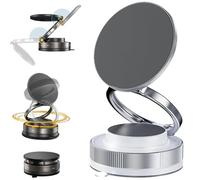 2026 Upgraded Autobriva Phone Holder【78+LBS Strongest Suction Cup】360° Adjustable Vacuum Magnetic Phone Holder, Universal Dashboard Cell Phones Mount for Your Car for iPhone & Android (Silver)