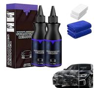2026 Upgraded Car Scratch Remover Kit - Scratch Removal Wax, Scratchs Repair Wax Kit with Buffer Pad & Towel, Universal Car Paint Scratches Restoration, Restore & Protect Finish (2pc)