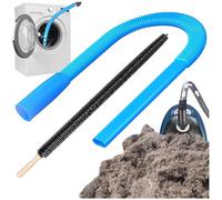 2026 Upgraded Dryer Vent Cleaner Kit, 2 PCS Universal Tumble Dryer Cleaning Hose & Dryer Cleaning Hose, Flexible Vacuum Attachment with Brush, Quick Lint Removal for Dryers Washers Most Vacuums