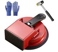 2026 Upgraded Floor Gap Fixer Tool,Heavy-Duty Floor Gap Fixer Suction Cup Tool,Adjustable Height Setter & Countertop Leveling Tools for Vinyl,Wood,Laminate Floors (Red)