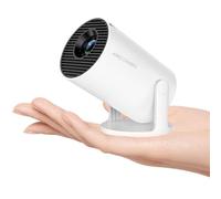 2026 Upgraded HY300PRO Mini Projector, 4K Supported Portable Projector with WiFi and Bluetooth, Auto Keystone & 180° Rotation, Smart Outdoor Movie Proyector