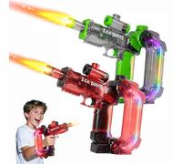 2026 Upgraded Kids Electric Water Gun with LED Lights, Automatic Water Gun 32FT Range, 900cc Powerful Water Blaster Squirt Guns for Adults Kids Summer Outdoor Pool(2PCS)