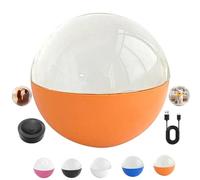 2026 Upgraded Memory Orb Crystal Ball Video Player Supports, 2.7" 3D Memory Orb Ball Display, Uploadable Videos & Photos Personalized Gift for Birthday Anniversary Xmas (Orange)