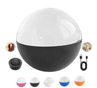 2026 Upgraded Memory Orb Crystal Ball Video Player Supports, 2.7" 3D Memory Orb Ball Display, Uploadable Videos & Photos Personalized Gift for Birthday Anniversary Xmas (Black)