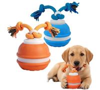 2026 Upgraded Motion Activated Squeaky Cat Balls, Dog Toy Interactive Dog Toys 360° Smart Automatic Rolling Moving for Bored Pet Cats Dogs Upgraded Electric Dogs Toy (Blue+Orange)