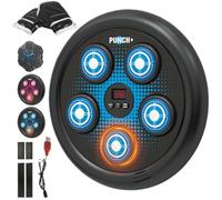 2026 Upgraded Music Boxing Machine, Punch Training Pad, Smart Wall-Mounted Punching Bag with LED Counter, Bluetooth Music & 3 Interactive Modes, Home Workout Trainer for Kids Adults(#C)