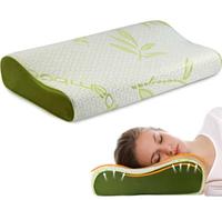 2026 Upgraded Orthopedic Memory Foam Pillow for Neck & Shoulder Pain Relief - Ergonomic Contour Support for Deep Sleep - Side & Back Sleepers - Includes Bamboo Washable Cover (40cmx60cm)
