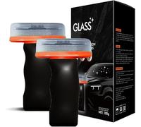 2026 Upgraded Q4 Glass Guard, Q4 Glass Cleaner, Car Windshield Oil Film Remover & Brush, Glass Cleaning Board for Car Windshield, Removes Stubborn Oils Residue and Water Spots (2, 100ml)