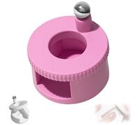 2026 Upgraded Rotating Cat Eye Magnet for Nails,360° Adjustable Magnetic Nail Tool for Glossy Velvet Effect,Beginner-Friendly Automatic Positioning Nail Art Magnet Wand (Red)