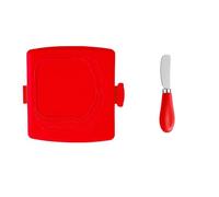 2026 Upgraded Sandwich Maker & Toaster Grill - Easy To Clean & Store, Dishwasher Safe Breakfast Maker, Includes Heat(Red,C)