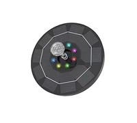 2026 Upgraded Solar Fountain for Bird Bath with 6 Spray Patterns Solar Water Fountain Garden Pond & Outdoor Water Feature (16 cm Light-up version)