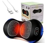 2026 Upgraded Theraback 3 in 1 Back Therapy UK, Back Stretcher with Warming, Gentle Pulling & Vibration Functions, for Neck,Shoulder, Backs (Black)