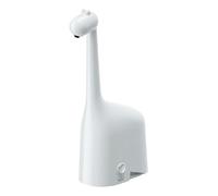 2026 Upgraded Touchless Soap Dispenser, Giraffe Design USB Rechargeable Electric Lotion Dispenser with 15-Second Timer, Clog-Free 300ML Dish Hand Soap Dispensers for Bathroom & Kitchen White