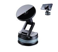 2026 Upgraded Vacuum Magnetic Car Phone Holder,360° Adjustable Magnetic Phone Holder,Foldable Cell Holder for MagSafe Cell Phone Holders for Your Car,Gym,Mirror Mount for iPhone