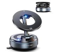 2026 Upgraded Vacuum Magnetic Car Phone Holder 360° Reinforced 98LBS Ultra Suction Cup Phone Mount for MagSafe Cell Phone Holders for Your Car/Gym/Mirror Mount for iPhone & Android