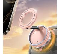 2026 Upgraded Vacuum Suction Cup Phone Mount for Magsafe [109+LBS Strongest Suction], 360° Adjustable Foldable Vacuum Magnetic Phone Holder for Car [24 N55 Stronger Magnets], for iPhone 17/16/15/14/13