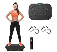 2026 Upgraded Vibration Plate Exercise Machine, 10 Preset Modes & 200 Speed Level Full Body Workout Vibrating Plate for Fitness Body Toning, 400lbs Capacity Fitness Equipment for Home Use