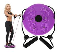 2026 Upgraded Waist Sculptor, Home Waist Twister Machine Exercise, Twist Board for Entire Body Exercise for Indoor Outdoor Sports (Purpe)
