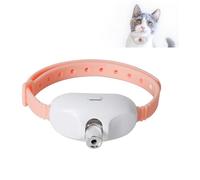 2026 Upgraded Wearable Electronic Collar for Kitten, Automatic Cat Laser Toy with Light, USB Rechargeable Cat Laser Pointer Toy (pink)
