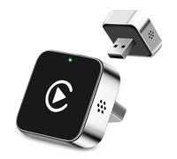 2026 Upgraded Wireless Carplay Adapter, Convert Wired to Wireless for CarPlay＆Android Auto, Car Play Adapter for iPhone Mini Small Size, USB/Type-C Plug and Play with iOS Android 10+.