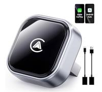 2026 Upgraded Wireless CarPlay Adapter for iPhone, Mini T-shaped for Cars USB Plug and Play Auto Reconnect, Effortlessly Convert Wired to Wireless CarPlay, Compatible with iPhone iOS 10+ & Android