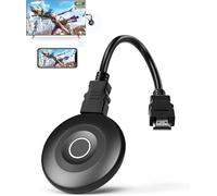 2026 Upgraded Wireless HDMI Dongle Adapte 4K- Miracast Dongle with AirPlay DLNA, Wireless Display Receiver Streaming Media Video from Phone OS Android Laptop Pad DLNA Mac PC to HDTV Monitor Projector