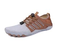 2026 Upgraded | Womens Trainers Safety Trainers Lightweigh Shoes Water Shoes for Men Women, Quick-Dry Barefoot Aquashoes for Beach Swim, Water Sports Like Surf Kayak Yoga, Water Park (Grey, 6)