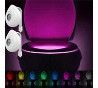 2026 Upgread Toilet Motion Sensor Light, Toilet Bowl Lights with 8 Color (The Original Toilet Light Motion Detection 2 Pack, 8 Color)