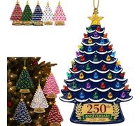 2026 USA 250th Anniversary Nostalgic Christmas Tree Ornament (#C-1pc)