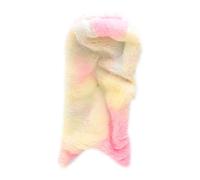 2026 USB Rechargeable Self Heating Corner Bird Blanket Fleece for Cage, Cosy Bird Bed, Warmer for Parrot Cage, Hanging Toys, Small Animals, Shelter Bed (White, 32 cm)