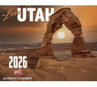 2026 Utah Scenic Wall Calendar 16-Month X-Large Size 14x22, Utah State Landscape Scenery Calendar by The KING Company-Monster Calendars